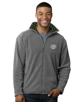 'BG9951H Your Logo Here Mens Micro Fleece Full Zip Jacket'