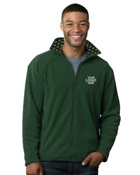 'BG9951H Your Logo Here Mens Micro Fleece Full Zip Jacket'