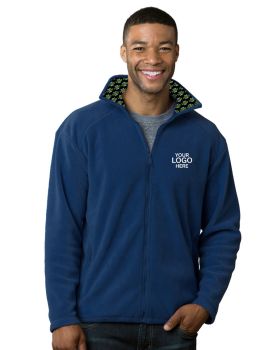 'BG9951H Your Logo Here Mens Micro Fleece Full Zip Jacket'