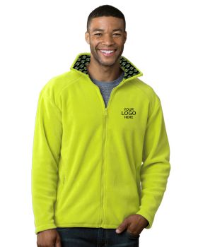 'BG9951H Your Logo Here Mens Micro Fleece Full Zip Jacket'