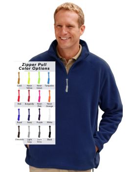 'BG9952B Custom Zipper Pull Polar Flleece Pullover'