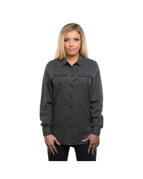 Burnside 5200 Women's Long Sleeve Solid Flannel Shirt