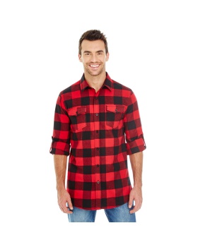 'Burnside 8210 Men's Plaid Flannel Shirt'