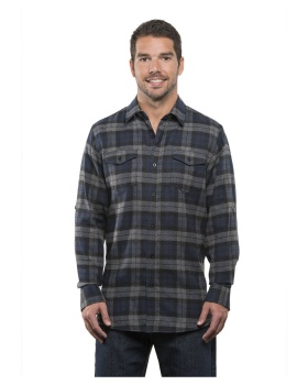 'Burnside B8210 Men's Plaid Flannel Shirt'