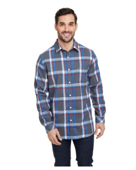 'Burnside B8212 Woven Plaid Flannel With Biased Pocket'