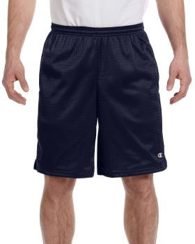 Champion 81622 Men's Long Mesh Shorts with Pockets