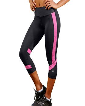 Champion M1256 Women's Absolute Colorblock Capris With SmoothTec Waistba ...