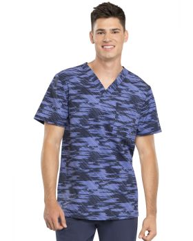 Cherokee CK902 Men's V-Neck Top