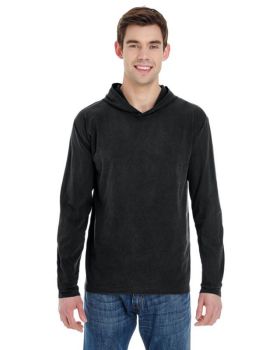 Comfort Colors 4900 Men's Long-Sleeve Hooded T-Shirt