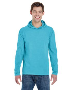Comfort Colors 4900 Men's Long-Sleeve Hooded T-Shirt