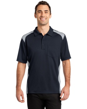 CornerStone CS416 Select Snag Proof Two Way Colorblock Pocket Polo Shirt