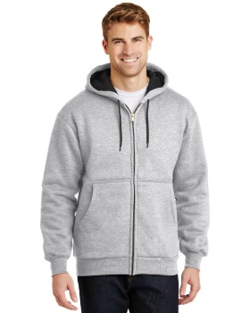 CornerStone CS620 Ful-Zip with Thermal Lining Hooded Sweatshirt