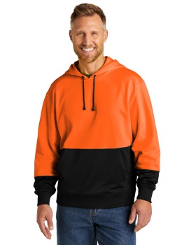 CornerStone CSF01 Men's Enhanced Visibility Fleece Pullover Hoodie