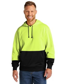 'CornerStone CSF01 Men's Enhanced Visibility Fleece Pullover Hoodie'