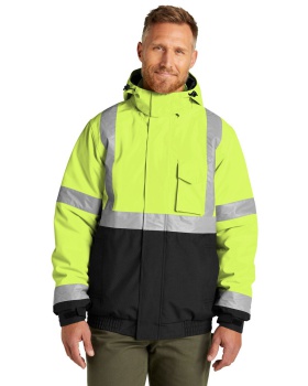 'CornerStone CSJ500 Men's ANSI 107 Class 3 Economy Waterproof Insulated Bomber Jacket'