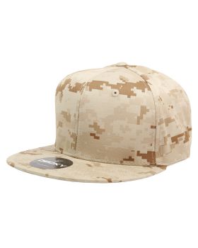 '6 Panel High Profile Structured Camo Snapback'