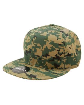 '6 Panel High Profile Structured Camo Snapback'