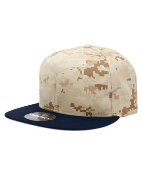 '6 Panel High Profile Structured Camo Snapback'