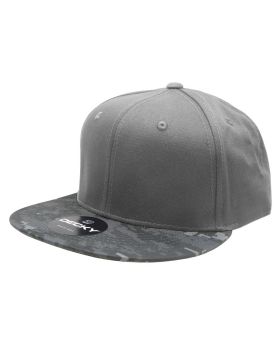 '6 Panel High Profile Structured Camo Snapback'