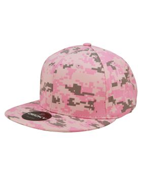 '6 Panel High Profile Structured Camo Snapback'