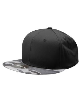 '6 Panel High Profile Structured Camo Snapback'