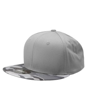 '6 Panel High Profile Structured Camo Snapback'