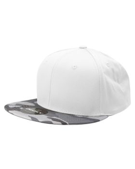 '6 Panel High Profile Structured Camo Snapback'