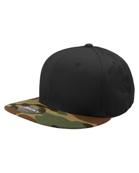 '6 Panel High Profile Structured Camo Snapback'