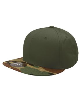 '6 Panel High Profile Structured Camo Snapback'