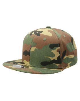 '6 Panel High Profile Structured Camo Snapback'