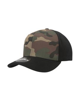 '6 Panel Mid Profile Structured Camo Cap'