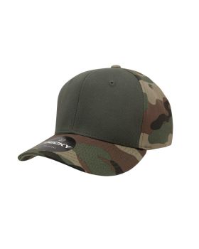 '6 Panel Mid Profile Structured Camo Cap'
