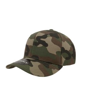 '6 Panel Mid Profile Structured Camo Cap'