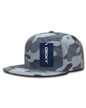 '6 Panel High Profile Structured Camo Snapback'