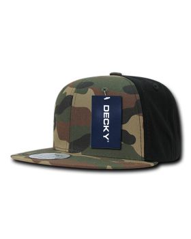 '6 Panel High Profile Structured Camo Snapback'