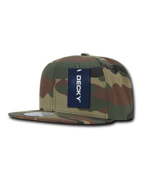 '6 Panel High Profile Structured Camo Snapback'