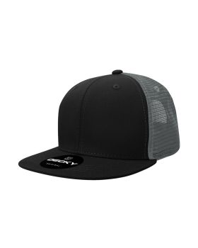 '6 Panel High Profile Structured Acrylic/Polyester Trucker'