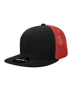 '6 Panel High Profile Structured Acrylic/Polyester Trucker'