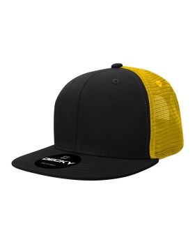 '6 Panel High Profile Structured Acrylic/Polyester Trucker'