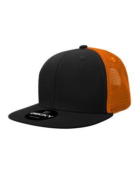 '6 Panel High Profile Structured Acrylic/Polyester Trucker'