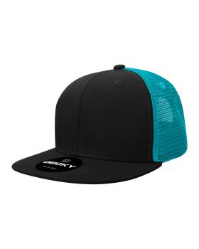 '6 Panel High Profile Structured Acrylic/Polyester Trucker'