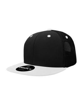 '6 Panel High Profile Structured Acrylic/Polyester Trucker'