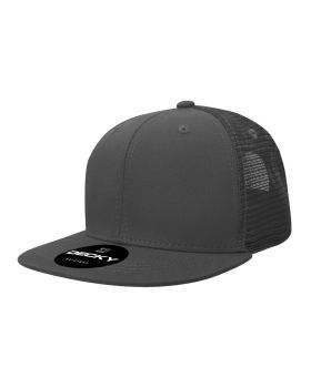 '6 Panel High Profile Structured Acrylic/Polyester Trucker'