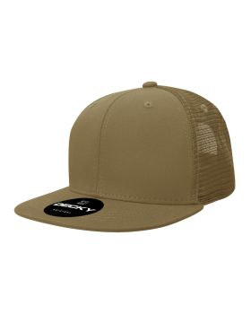 '6 Panel High Profile Structured Acrylic/Polyester Trucker'