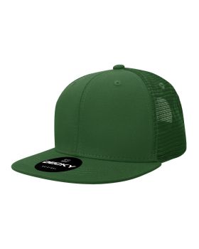 '6 Panel High Profile Structured Acrylic/Polyester Trucker'