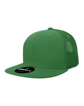 '6 Panel High Profile Structured Acrylic/Polyester Trucker'