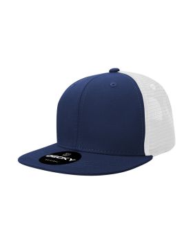 '6 Panel High Profile Structured Acrylic/Polyester Trucker'