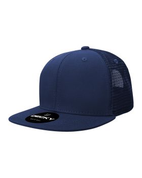 '6 Panel High Profile Structured Acrylic/Polyester Trucker'