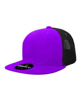 '6 Panel High Profile Structured Acrylic/Polyester Trucker'