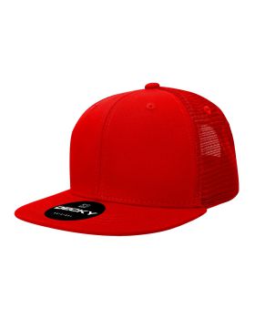 '6 Panel High Profile Structured Acrylic/Polyester Trucker'